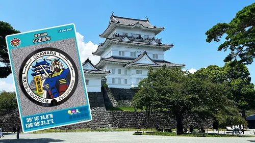 Collecting the Odawara “Gundam Manhole Card” & Exploring Odawara Castle!