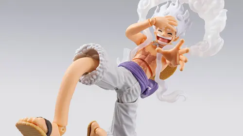 ¡Luffy Gear 5 del anime de ONE PIECE llega como figura articulada de S.H.Figuarts!