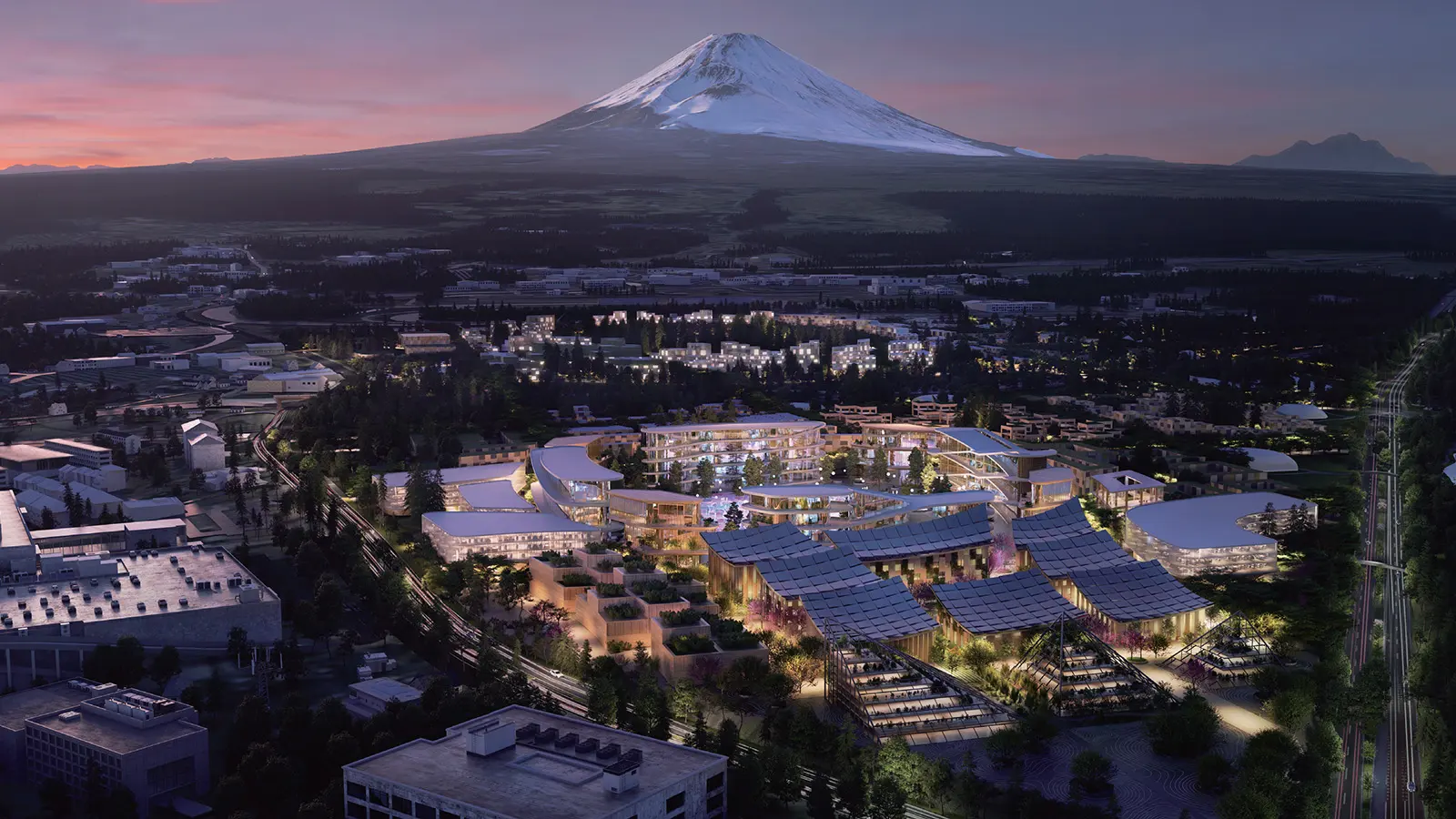 A “Future City” is Rising at the Foot of Mt. Fuji ── Toyota Woven City