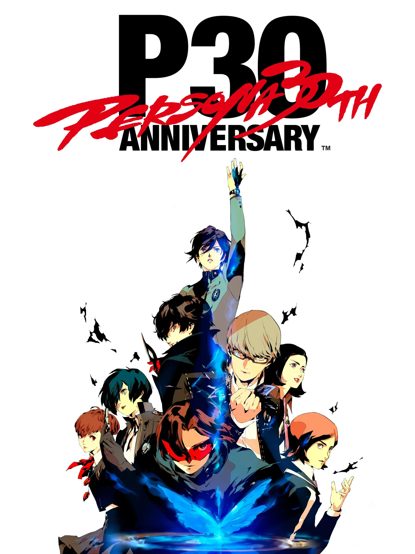 Logo Pameran Persona 30 Tahun di Tokyo