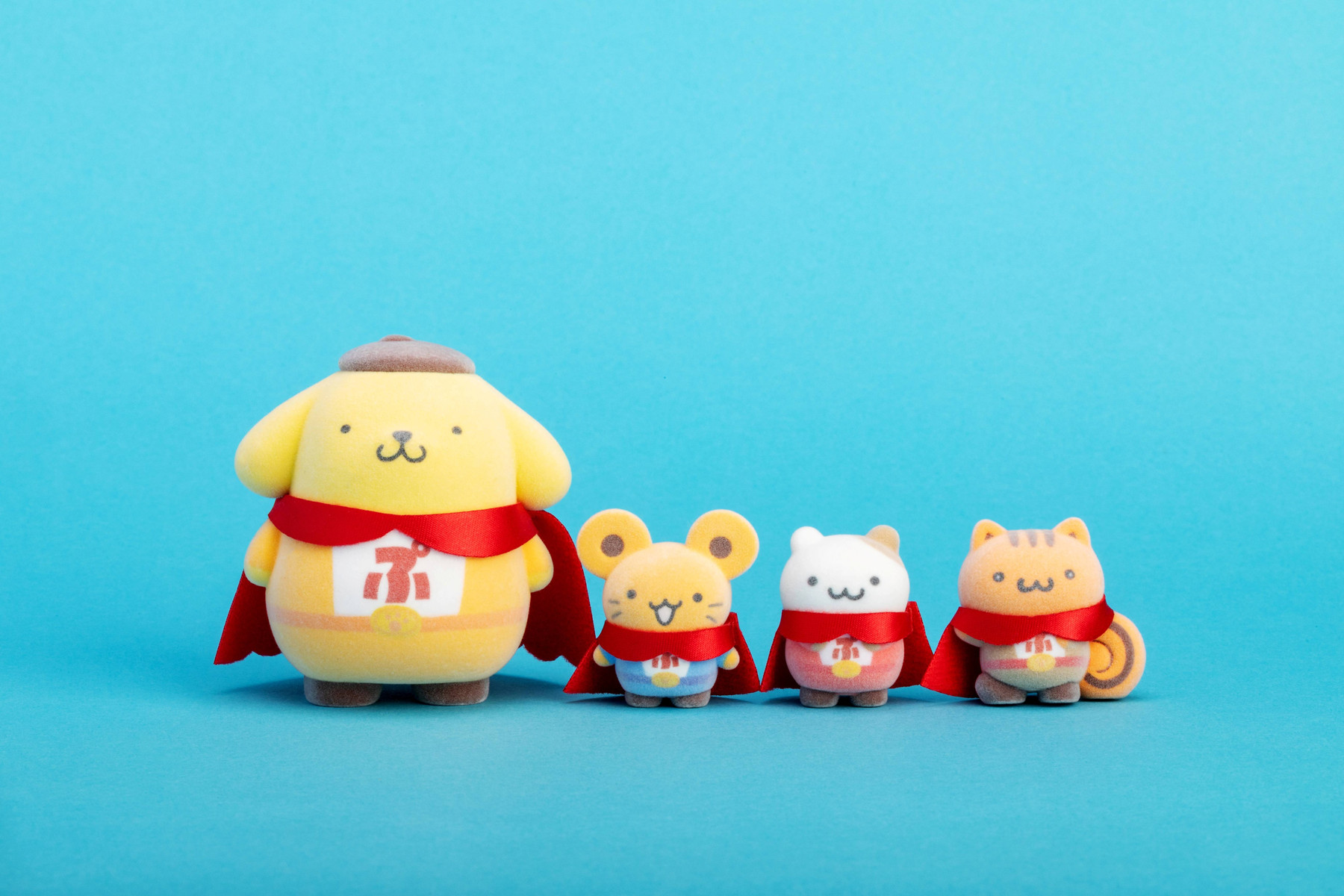 ポムポムプリン30周年、仲間3人とヒーローに。「ポムポムヒーロー