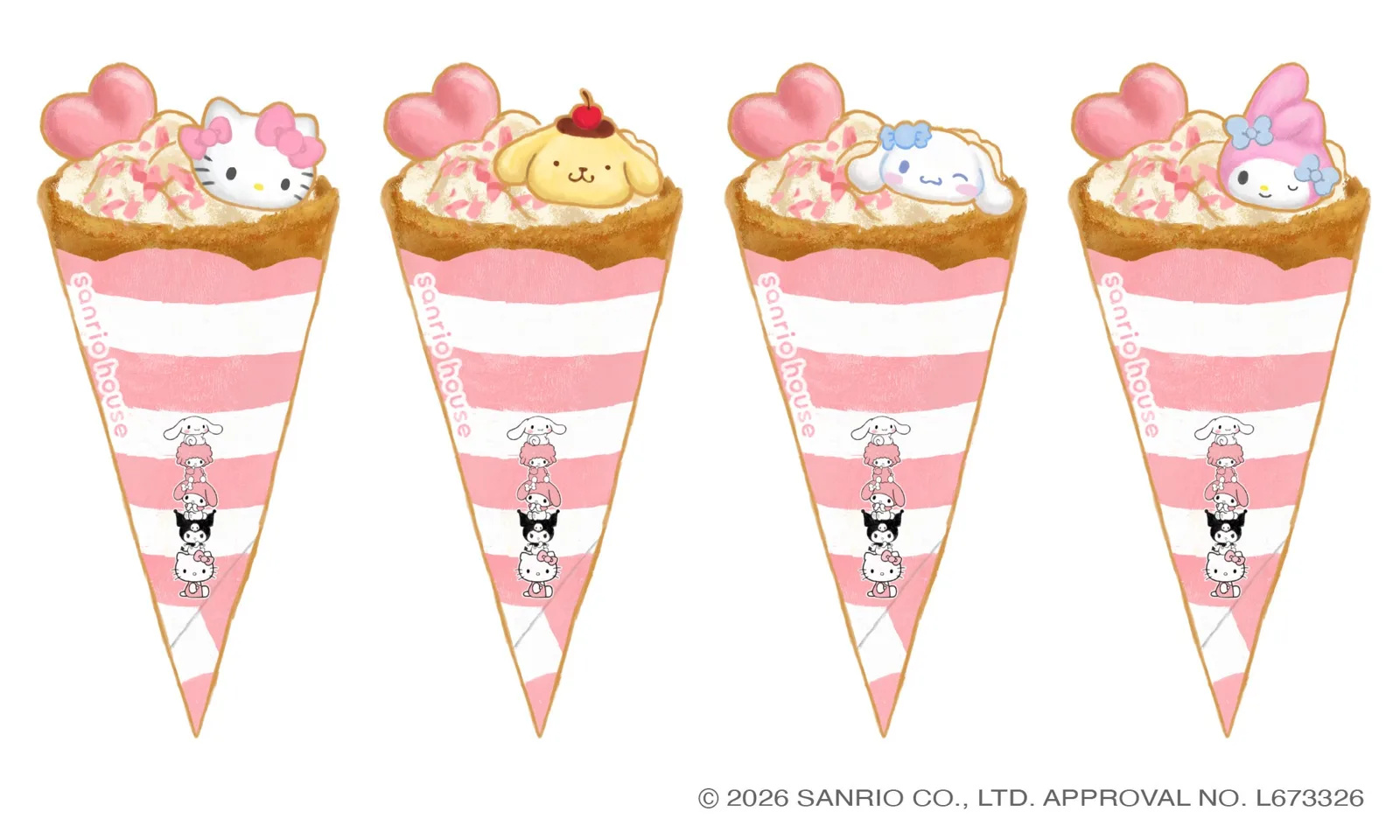 sanrio house名古屋PARCO店、初のカフェ併設。ハローキティ限定グッズ