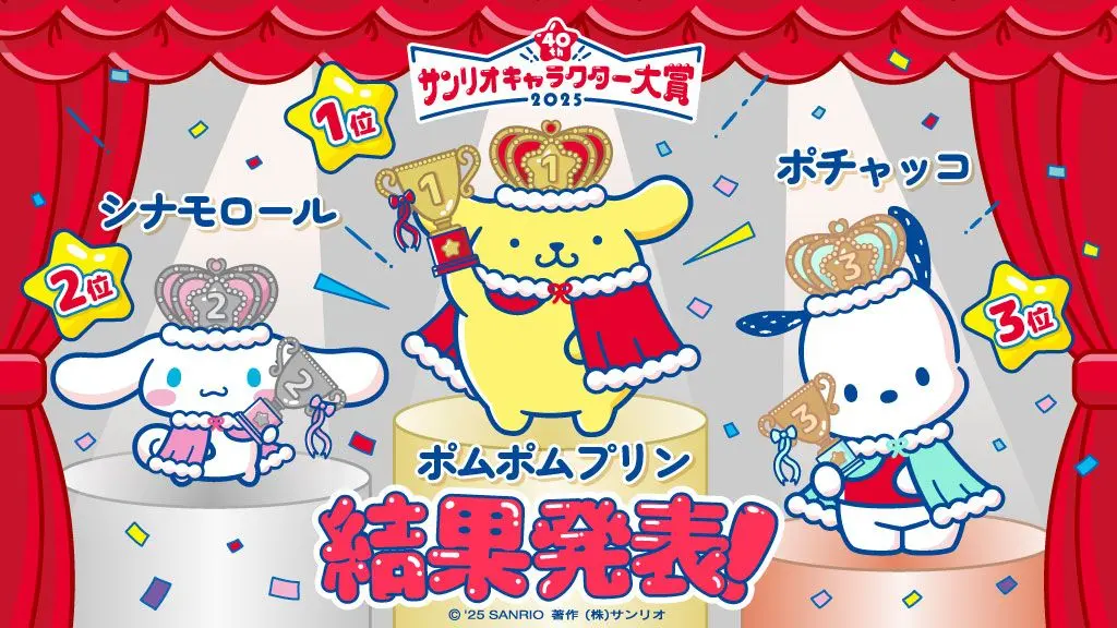 2025年サンリオキャラクター大賞結果発表